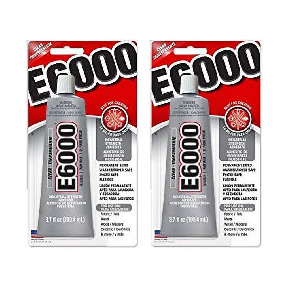 E6000 Craft Adhesive 3.7 oz (Pack of 2) 